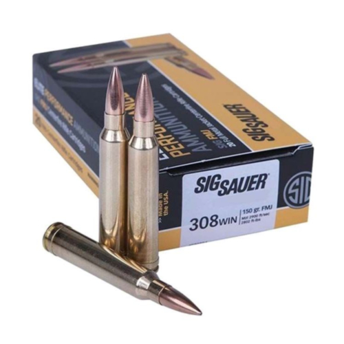 Sig Sauer Ammo, 308 Win Elite Ball 150 Grain FMJ, 20 Rounds — RDSC