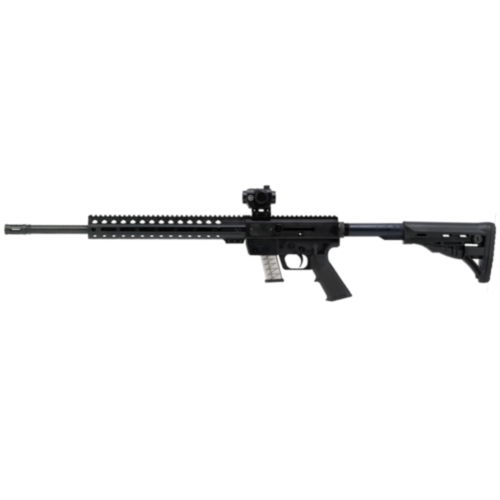 Just Right Carbines, M-LOK Elite Model, 18.6" Barrel, Crimson Trace Red Dot, Glock Magazine, 9mm
