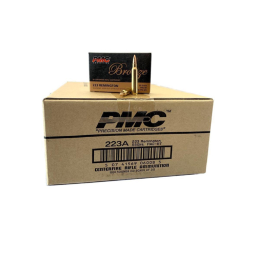 PMC Ammo, 223 Rem 55 Grain FMJBT, 1000 Round Case — RDSC
