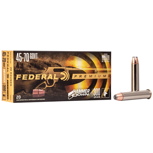 Federal Ammo, 45-70 Gov't 300 Grain Hammer Down, 20 Rounds — RDSC