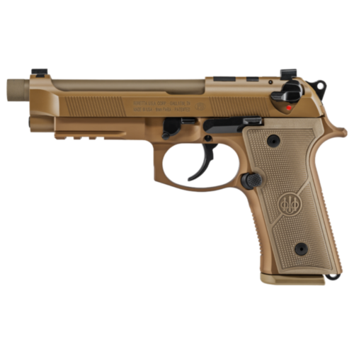 Beretta M9A4 w/Rail, 5.10” Threaded Barrel, Optic Ready, Flat Dark Earth, 9mm