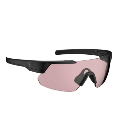 Magpul Defiant Ballistic Eyewear, Black Frame, Rose Lens