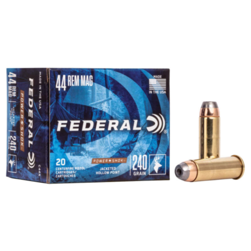 Federal Ammo, 44 Mag 240 Grain JHP, 20 Rounds — RDSC