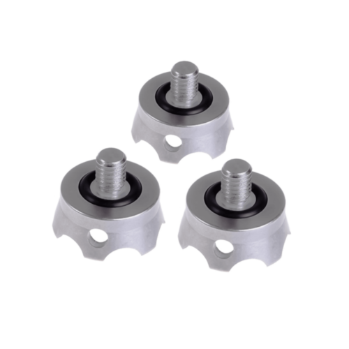 Really Right Stuff, Tripod Foot Rock Claw, 3 Pack, Stainless