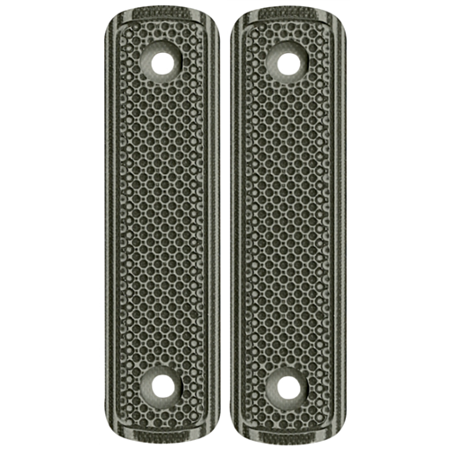 Midwest Industries, Lever Stock G10 Straight Grip Panels, Grey/Black