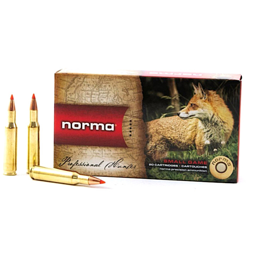 Norma USA Ammo, 22-250 Rem 55 Grain Oryx Professional Hunter, 20 Rounds — RDSC