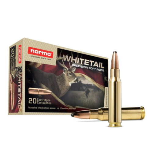 Norma USA Ammo, 308 Win 180 Grain WhiteTail, 20 Rounds