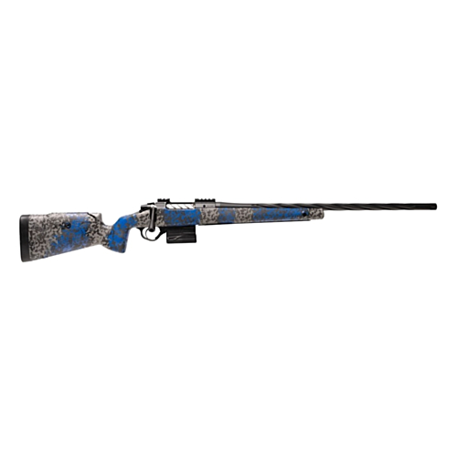 Seekins Precision HAVAK NRL Hunter Bolt Action Rifle, 6.5 Creedmoor, 24.00" Spiral Threaded Barrel, Glacier Shadow Carbon Stock
