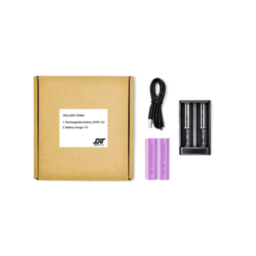 DNT Optics, 21700 Battery 2 Pack and Charger