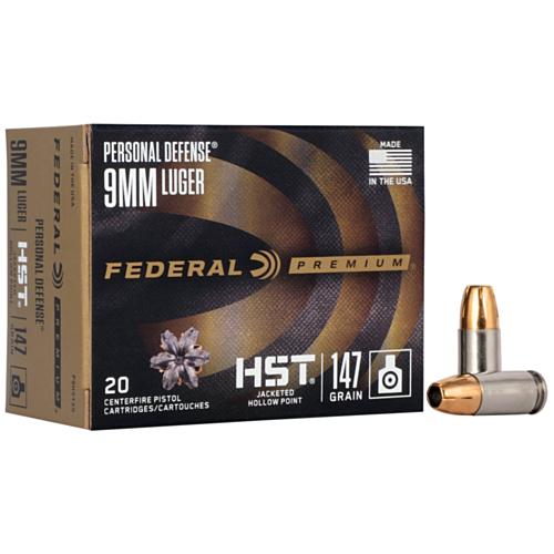 Federal Ammo, 9MM 147 Grain HST Personal Defence, 20 Rounds — RDSC