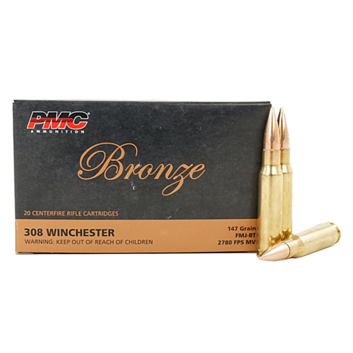 PMC Ammo, 308 Win 147 Grain FMJ-BT, 20 Rounds — RDSC