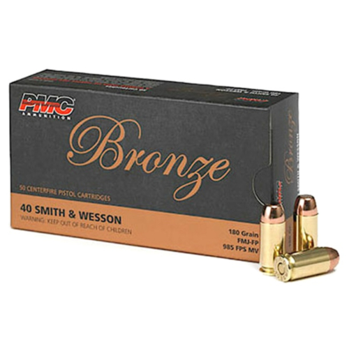 PMC Ammo, 40 S&W 180 Grain FMJ, 50 Round Box — RDSC