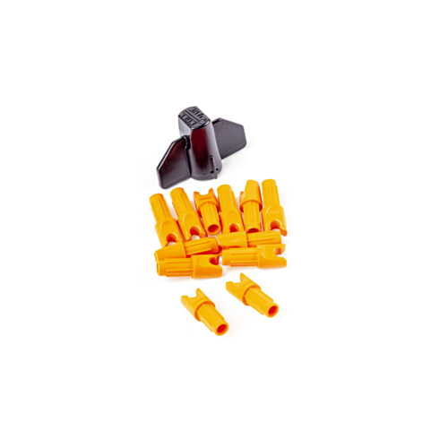 Ravin Bolt Replacement Orange Nocks, 12 Pack