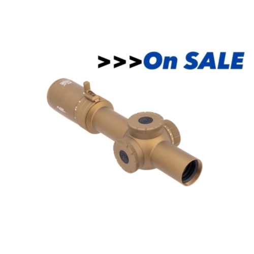 Primary Arms, PLx 1-8X24 FFP Compact Rifle Scope, ACSS Raptor M8 Yard Illuminated Reticle, MRAD, Flat Dark Earth