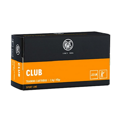 RWS Club Ammo, 22LR 40 Grain, 50 Rounds