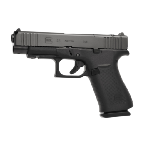 Glock 48 Gen5 MOS Slimline, 4.17" Barrel, 9mm, Black