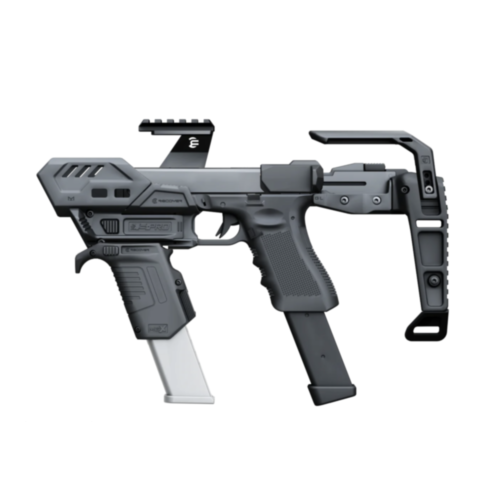 Recover Tactical, S-PRO Pistol Stabilizer Conversion Kit for Glock 9mm Double Stack, MG Full Kit, Black