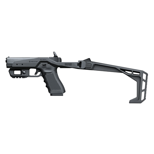 Recover Tactical, 20/20N Conversion Kit for Glock 9mm Double Stack, Basic Kit, Folding Stock, Black
