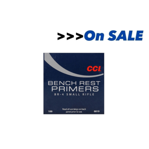 CCI Bench Rest BR-4 Small Rifle Primers, Box of 100