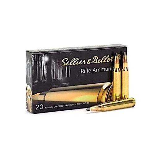 Sellier & Bellot Ammo, 22-250 55 Grain SP, 20 Rounds — RDSC
