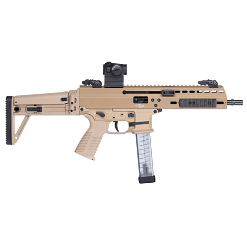 B&T APC9 Pro Limited Edition Semi-Auto Rifle, 9.4" Barrel, Pro Stock, Aimpoint T1, Coyote Tan