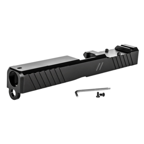 ZEV Technologies, Z17 Duty Stripped Slide w/RMR Cut, Glock 17 GEN3, Black DLC