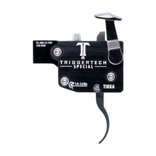 TriggerTech, Tikka Single Stage Special Trigger, Left Hand, Black, Curved Lever