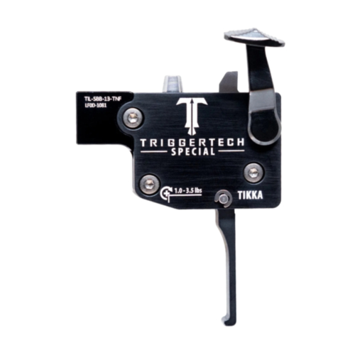 TriggerTech, Tikka Single Stage Special Trigger, Left Hand, Black, Flat Lever