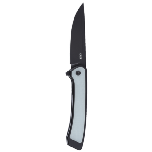 CRKT Q Compact Liner Lock, Black w/Grey G10