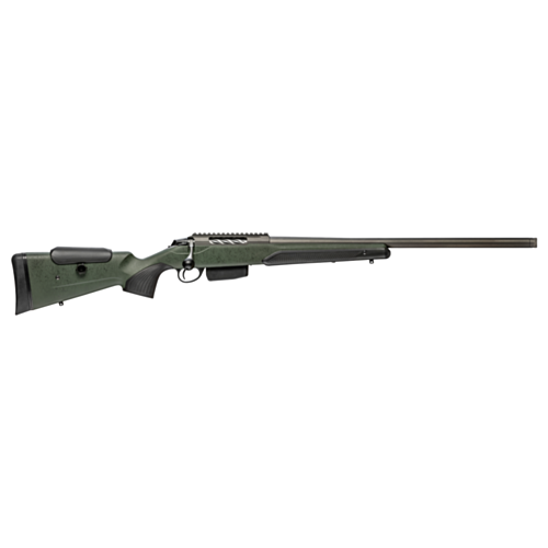 Tikka T3X Super Varmint, 308 Win, 24" Threaded Barrel, Green Roughtech 