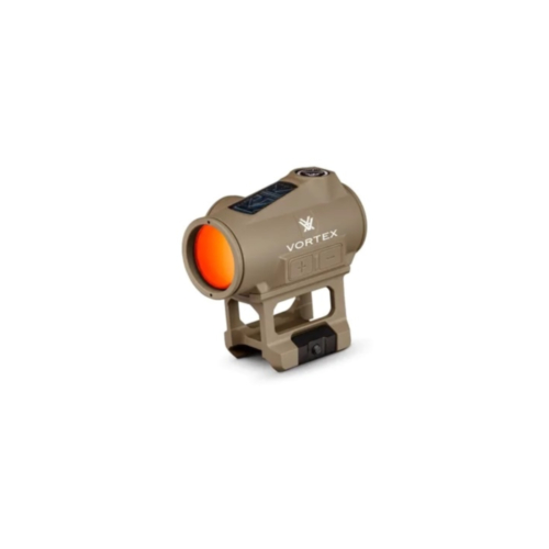 Vortex Optics, Crossfire Solar Red Dot Sight, 2 MOA Dot, Tan