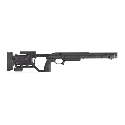 KRG Kinetic Research Group, Whiskey-3 Chassis, Fixed Stock, Remington 700 Long Action, Black