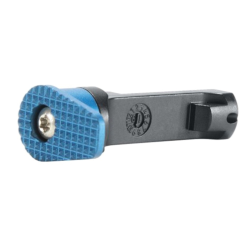Walther Arms, Q-Series Extended Magazine Release Button Oval, Blue