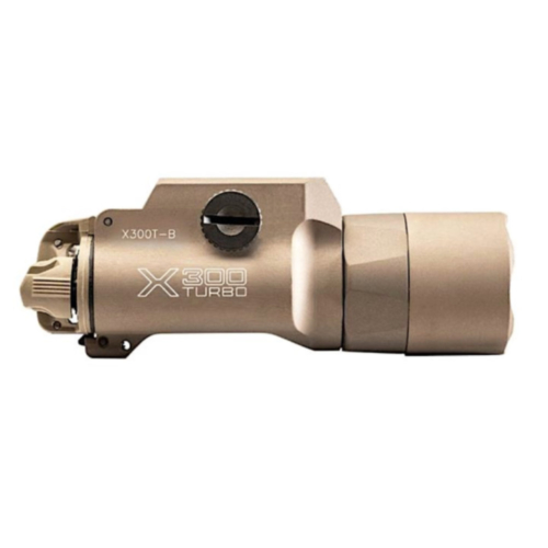 SureFire X300T-B Turbo Weapon Light, 650 Lumens, T-Slot Mount, Tan