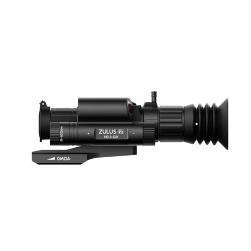 DNT Optics, Zulus HD V2 3-12X Digital Night Vision Scope with Laser Rangefinder & Ballistic Calculator