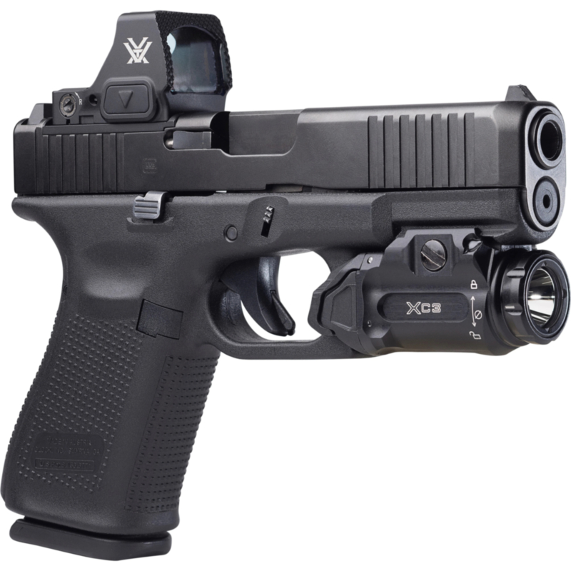 SureFire XC3-A Compact Weapon Light, 550 Lumens, Black