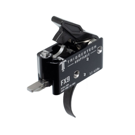 TriggerTech, FX-9 Adaptable Two Stage Trigger, Curved Lever