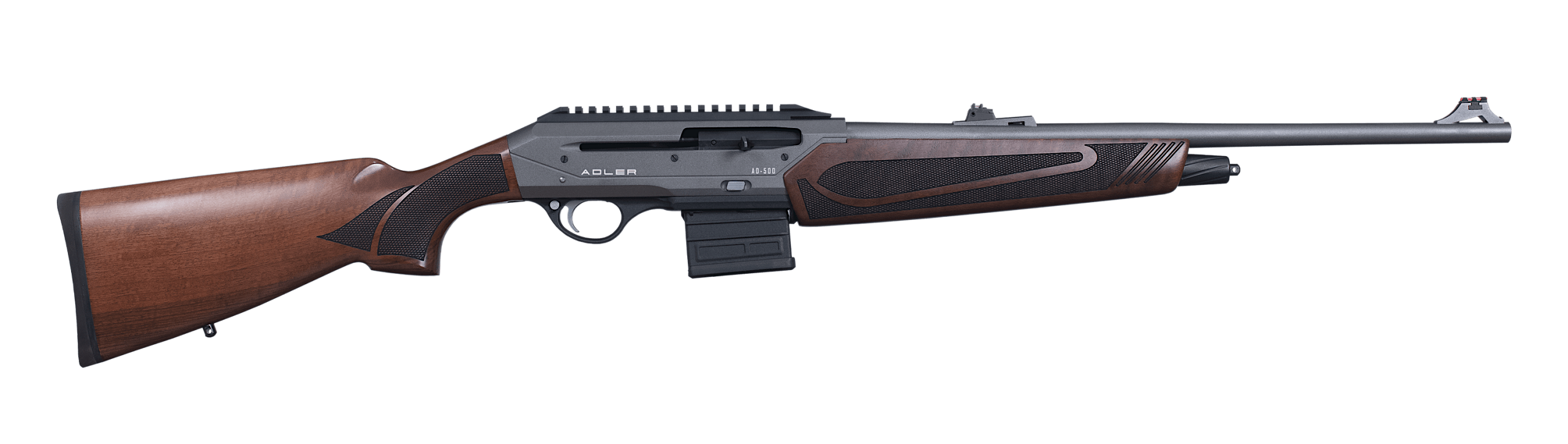 Adler Arms AD500 Semi-Auto Rifle, 20.0" Barrel, Walnut Stock, Grey, 308 Win