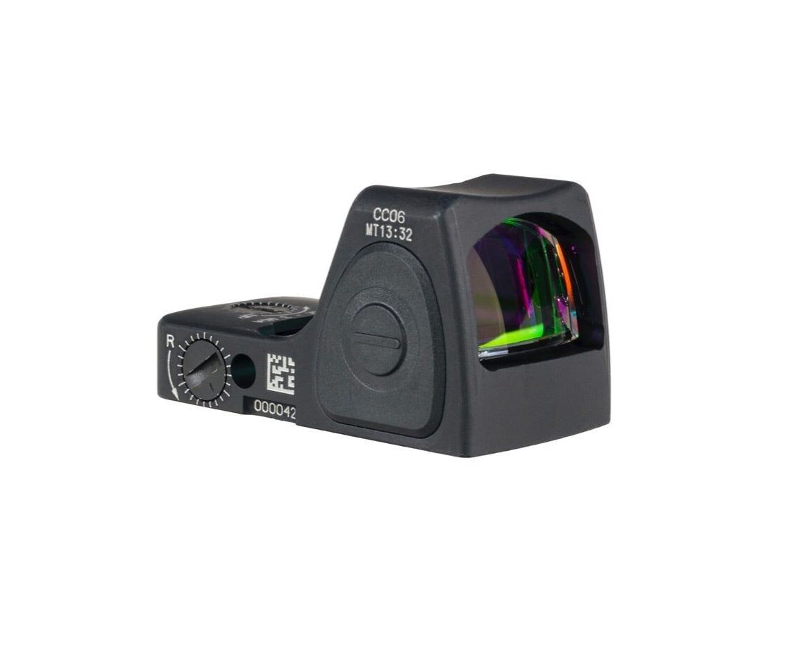 Trijicon RMR CC Adjustable LED Reflex Sight, 6.50 MOA Red Dot, Black