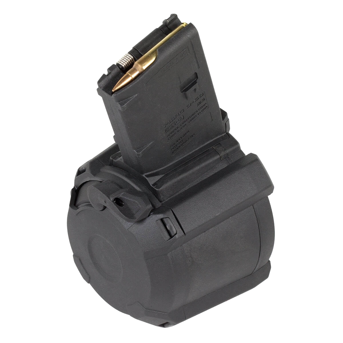 MAGPUL PMAG D-60 実物 Magpul PMAG D-60 5.56 Drum Magazine, BLK, 60/5RD